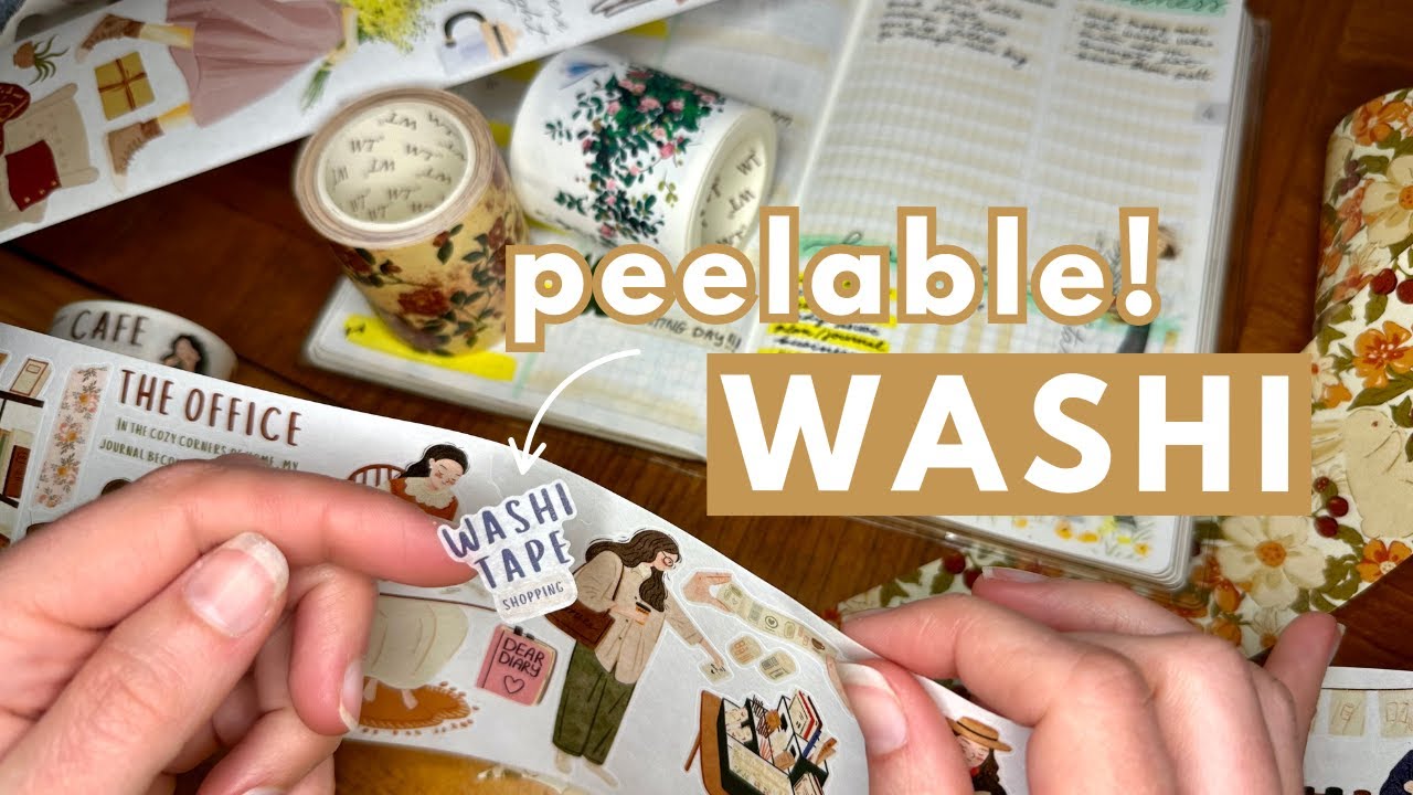 New Washi Tape and Clever Organization Ideas + Journal With Me!