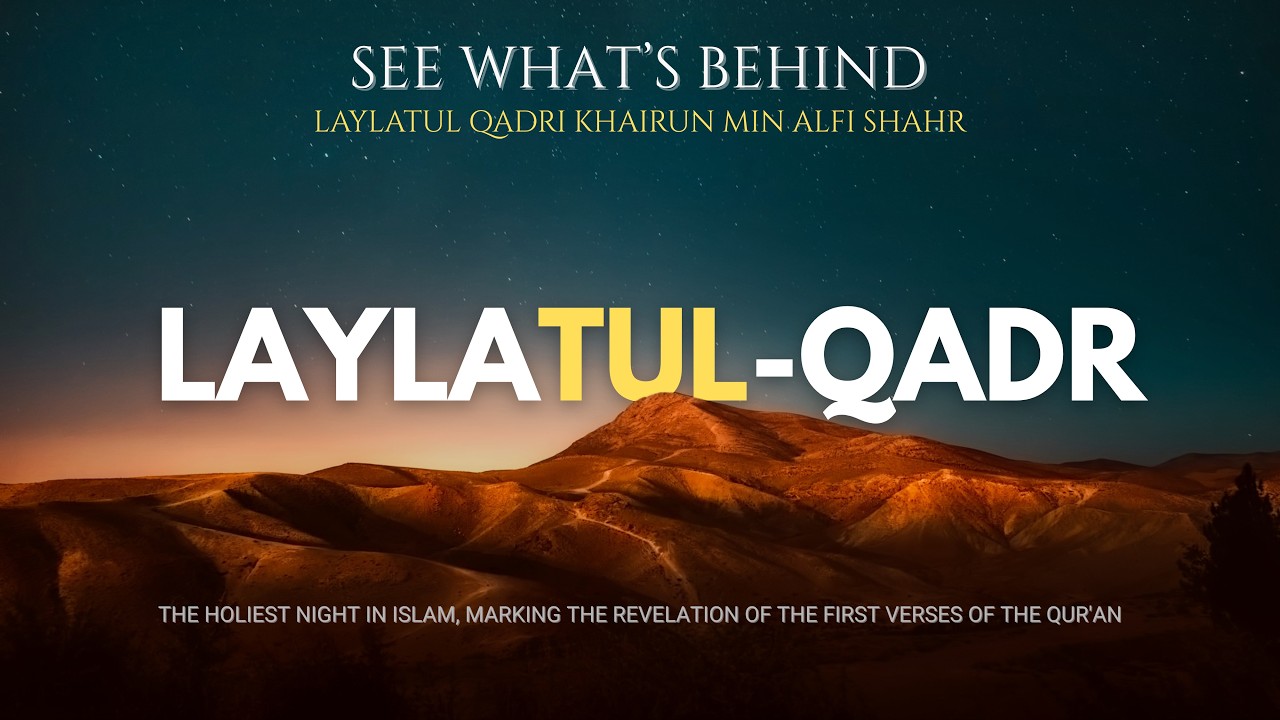 Surah Al-Qadr 97:3 | One Night Better Than 1000 Months | Laylatul Qadr Reminder