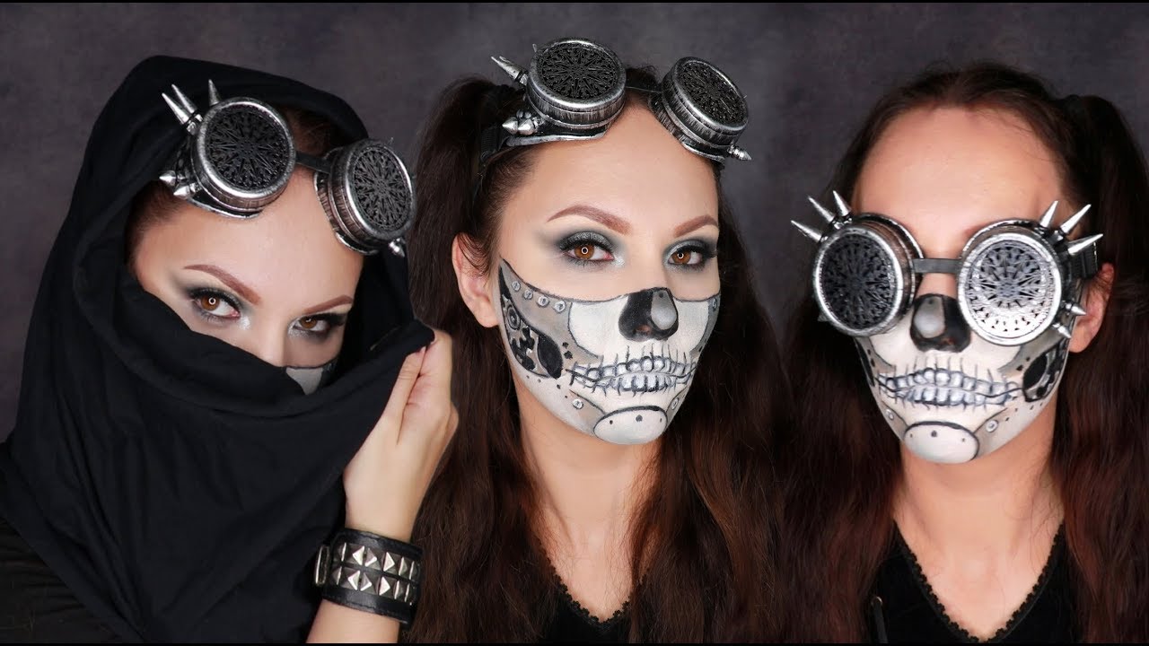 МАКИЯЖ НА ХЭЛЛОУИН | Стимпанк макияж | Steampunk Makeup | HALLOWEEN MAKEUP