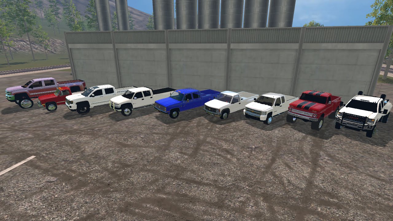 Farming Simulator 2015 Mods- A Lot of Trucks (Chevy/GMC Only)