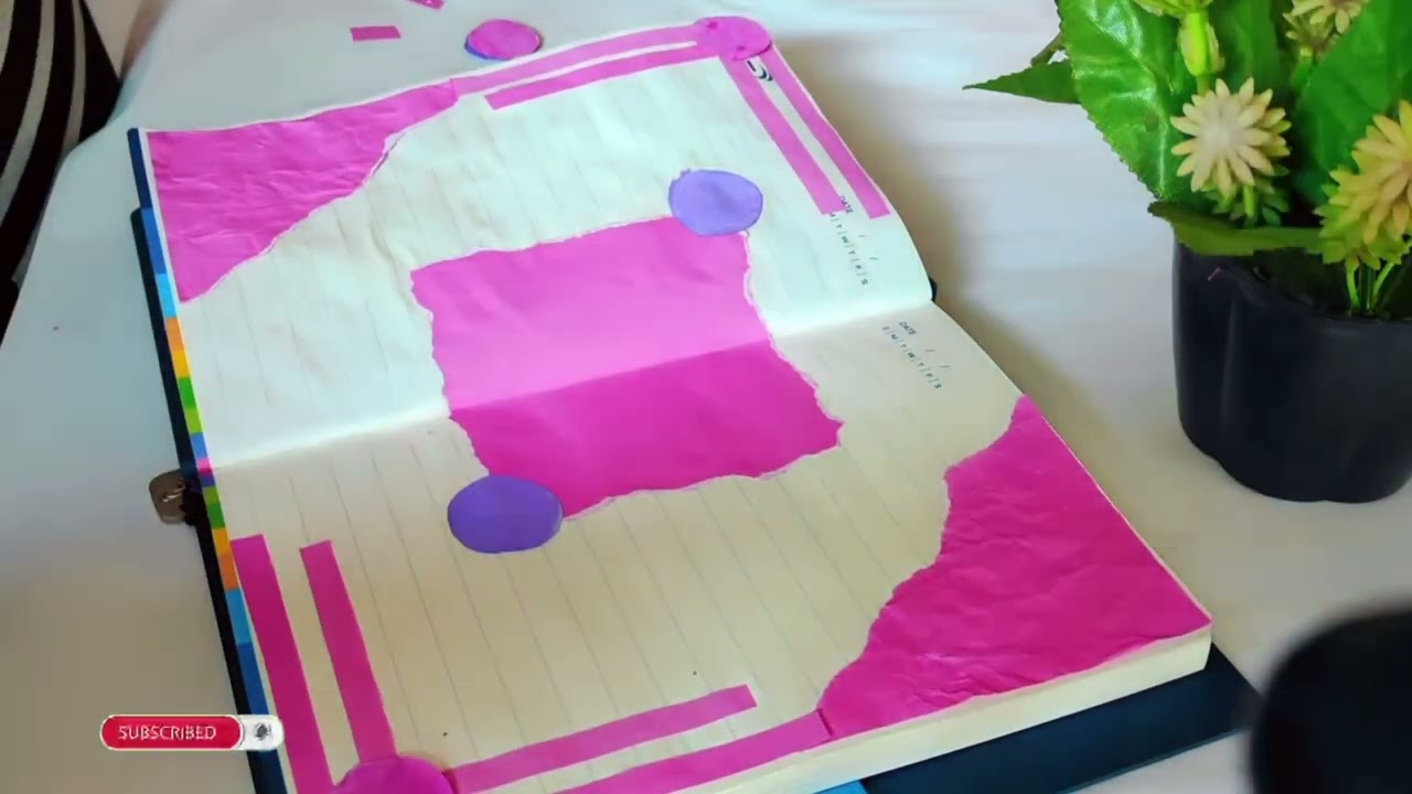 💕Journal with me💕|| handmade supply journaling video || Waliar Rahman Bd.