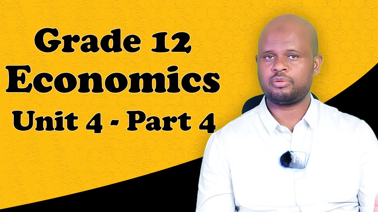 Grade 12 Economics  Unit 4 Macroeconomic Policy Instruments Part 4