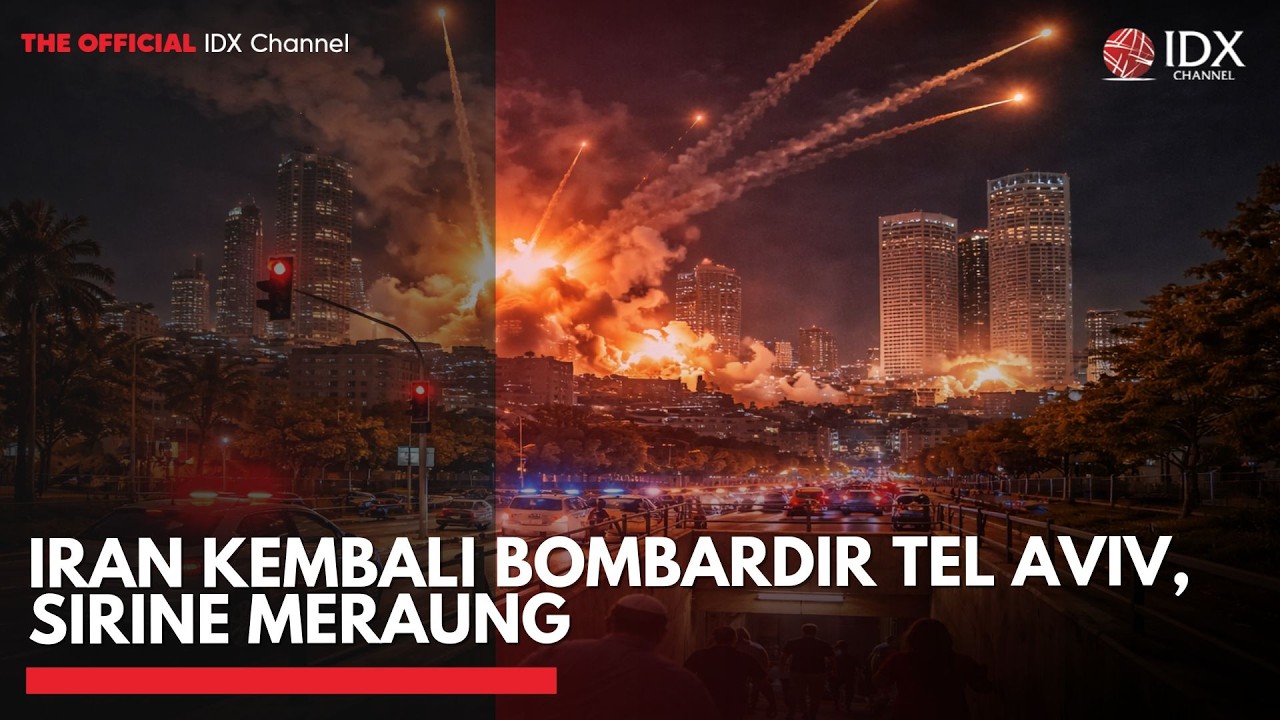 Iran Kembali Bombardir Tel Aviv, Sirine Meraung | IDXC UPDATE