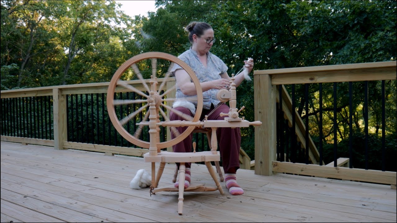 Spinning on the Kromski Polonaise Norwegian Wheel: Becca's Yarns