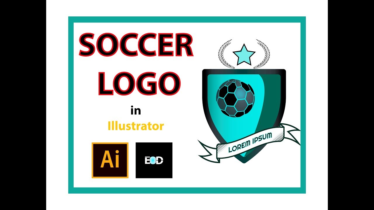 How to make a football logo in Adobe Illustrator (soccer logo tutorial)