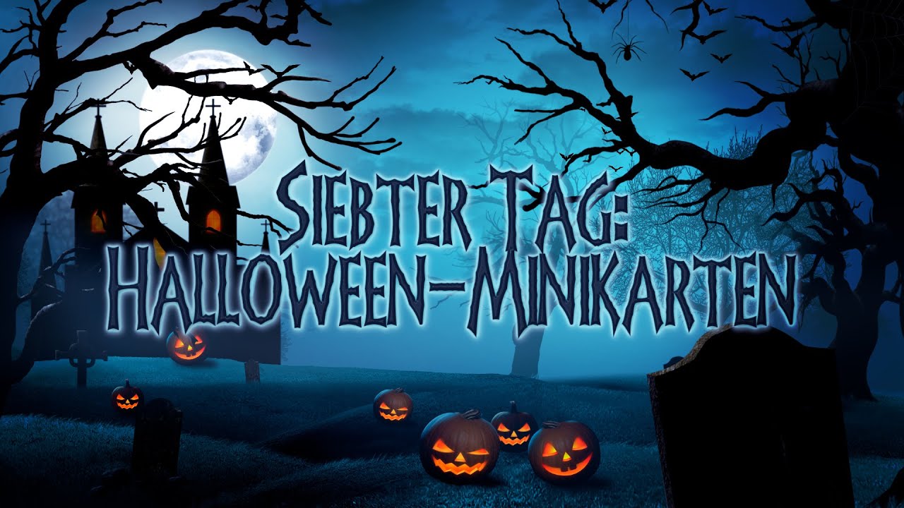 8 Tage Halloween - Tag7 - Halloween-Minikarten mit Stampin' Up!