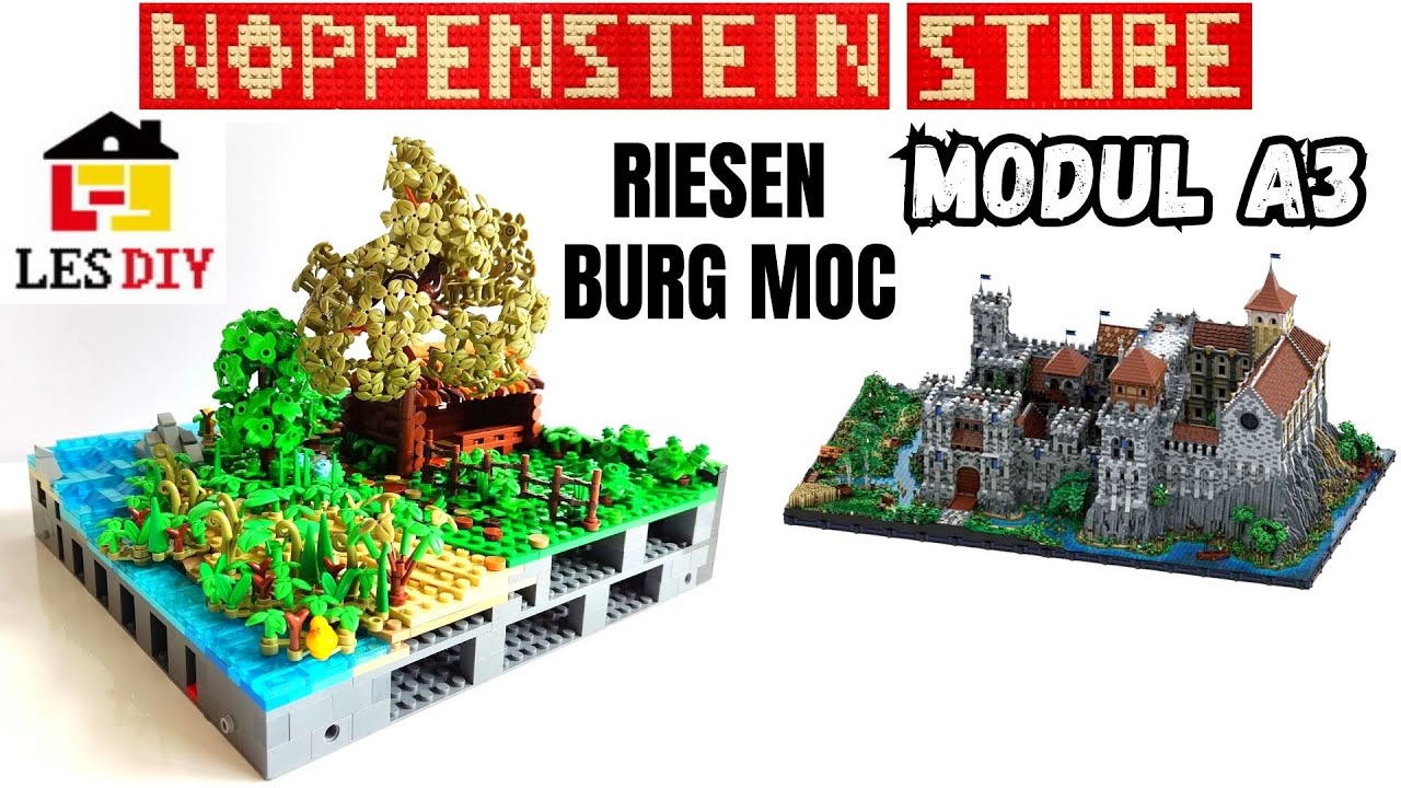Teil 3 Lesdiy Mittelalterliches Burg MOC  | Modul A3 | Von Sir Perceval
