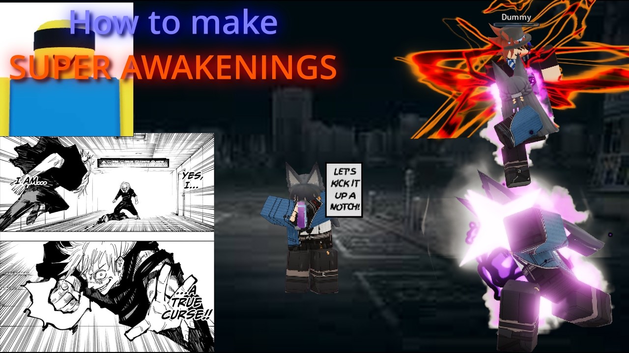 HOW TO MAKE A SUPER AWAKENING IN JJS SKILL BUILDER | Jujutsu Shenanigans Roblox