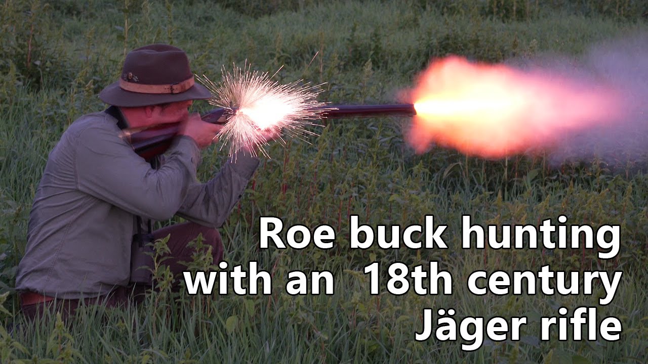 Roe buck hunting with an 18th century muzzle loading rifle