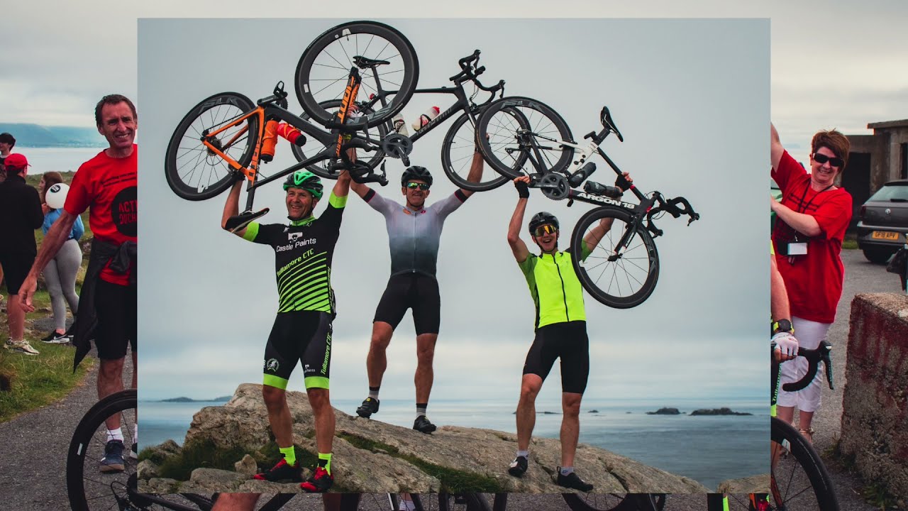 John O'Brien and the Mizen to Malin Head team cycle