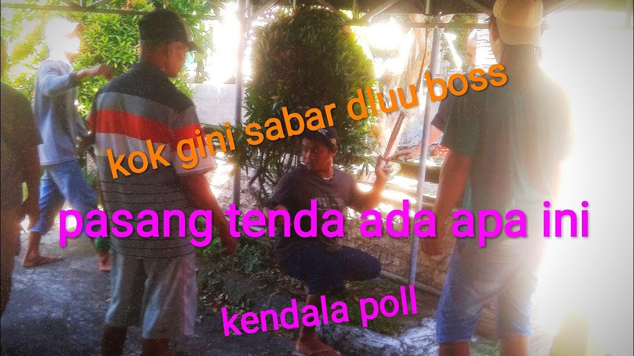 Pasang tenda6x18 lihat apa yang terjadi#trending#vidioviral#wedding 