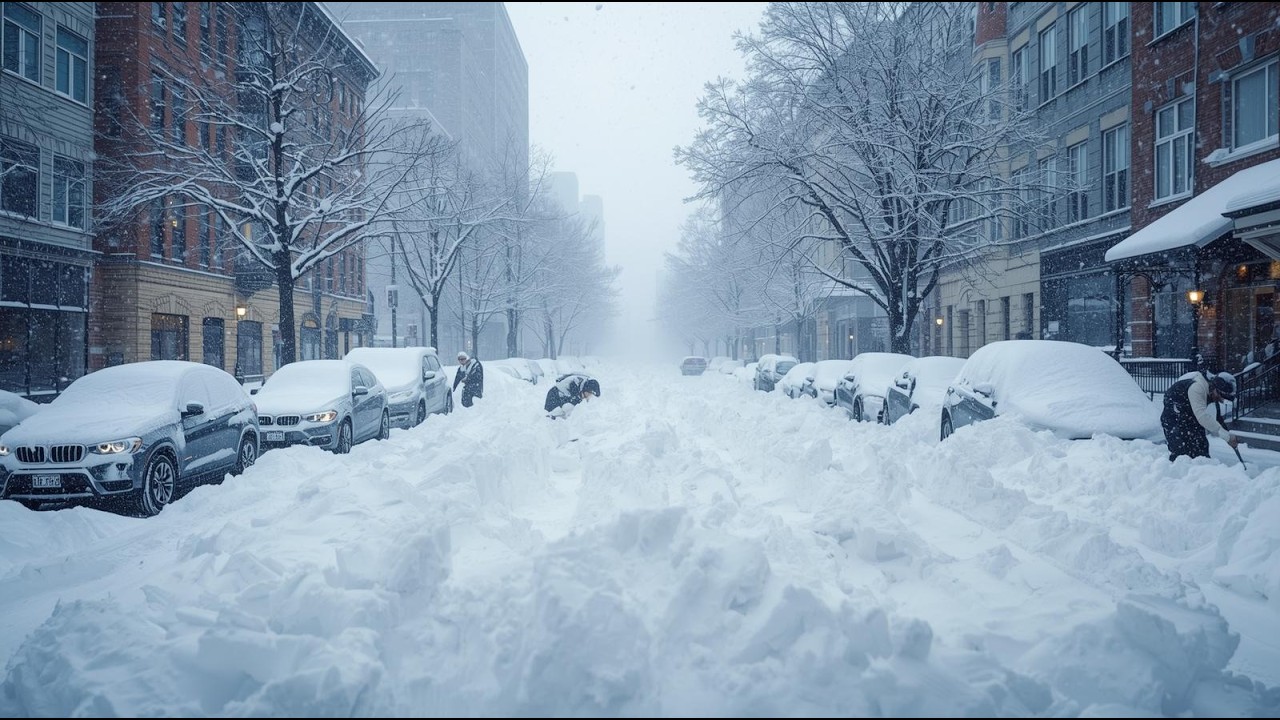 Record Snowfall in Toronto Canada 2026 Chaos on Roads and City