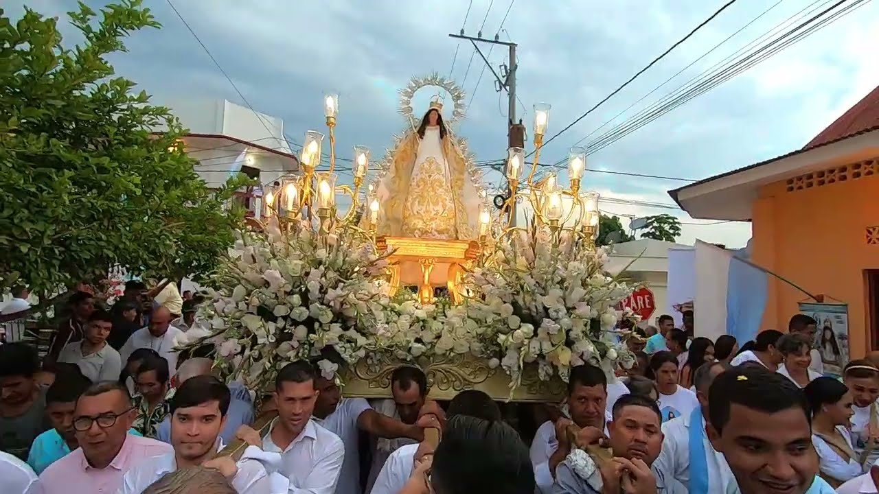Procesión Virgen del Socorro Sincé - Sucre 2024