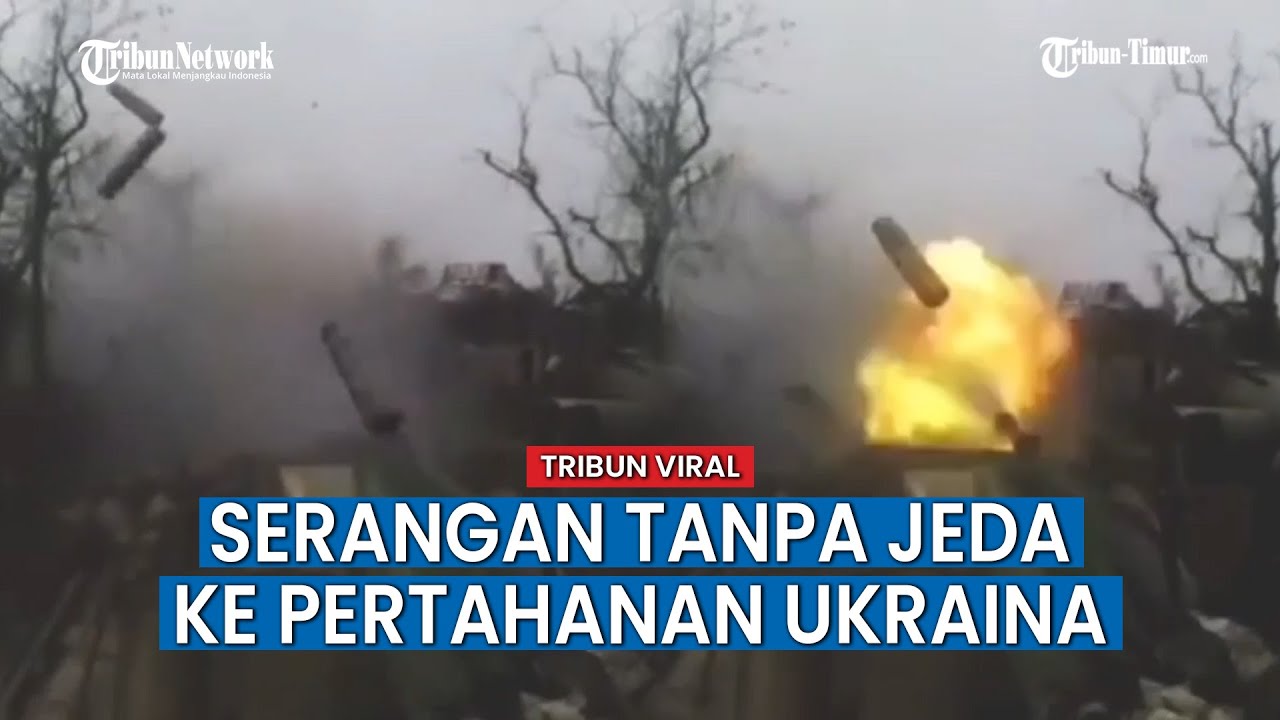 BTR-82A Rusia Tanpa Jeda Lepaskan Peluru ke Titik Pertahanan Pasukan Kyiv