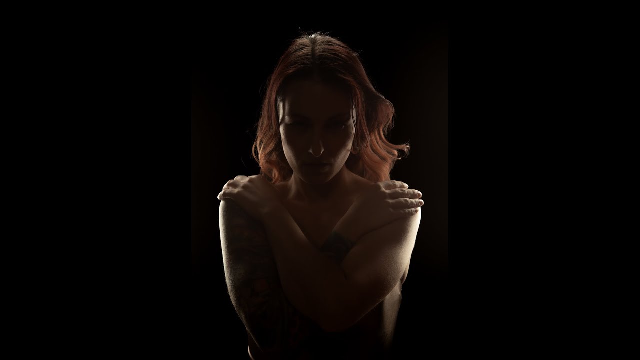 One Light Dramatic Rim Portrait Photography