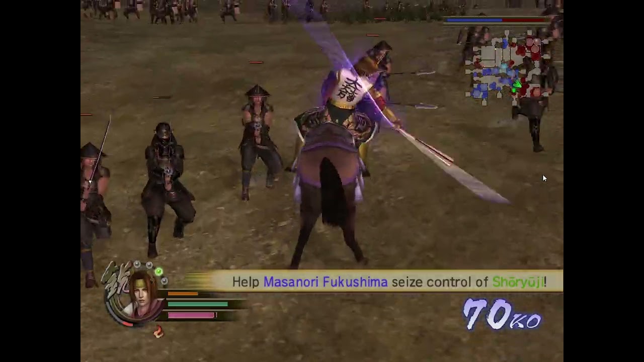 (Mitsunari's Tale) Battle of Yamazaki - Easy Story Mode | Samurai Warriors 2 Gameplay