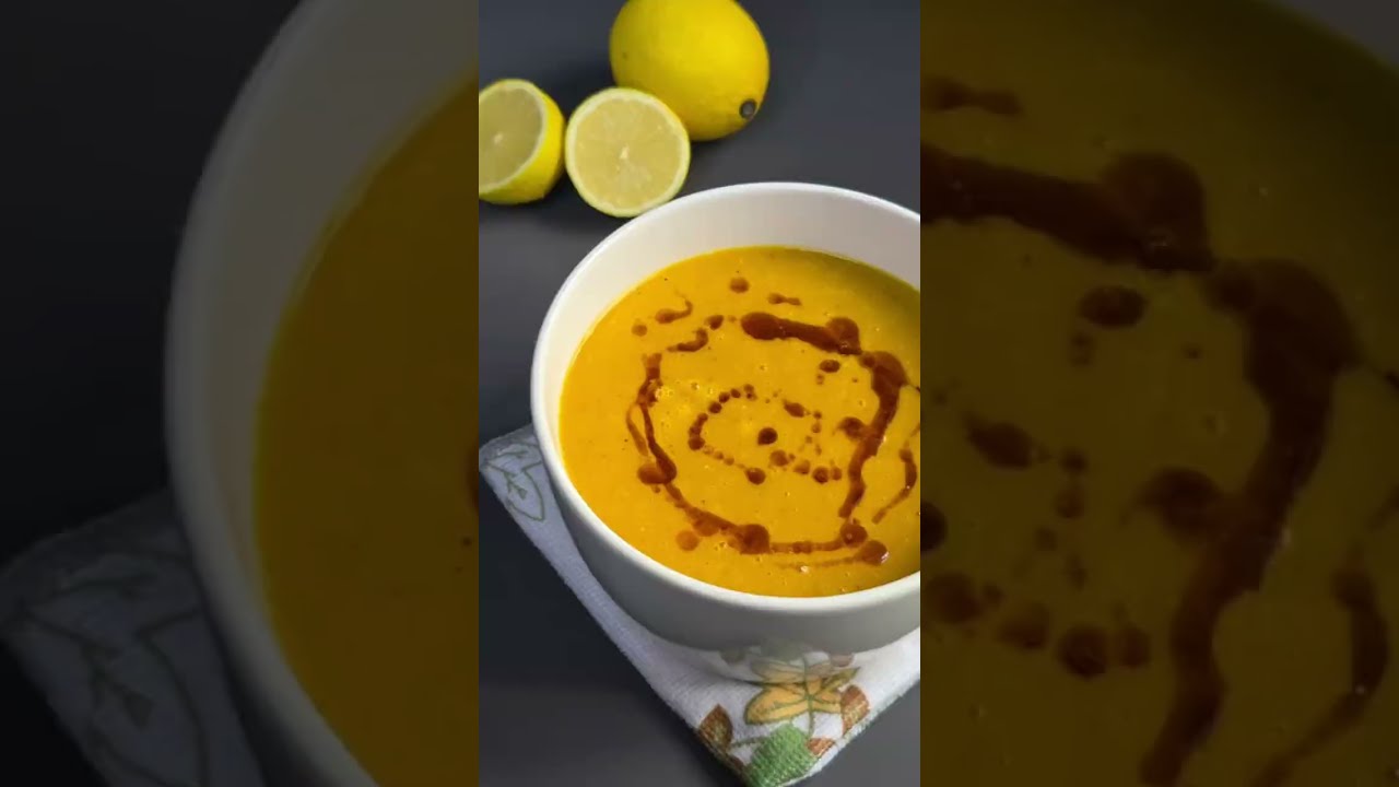 شوربة العدس بالطريقة التركية #سريعة #خفيفة #مفيدة 