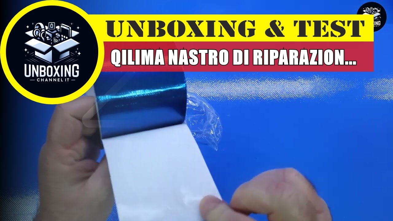 Nastro telato per riparazione di seconda generazione antistrappo - 78 mm di larghezza x 8 m - QILIMA