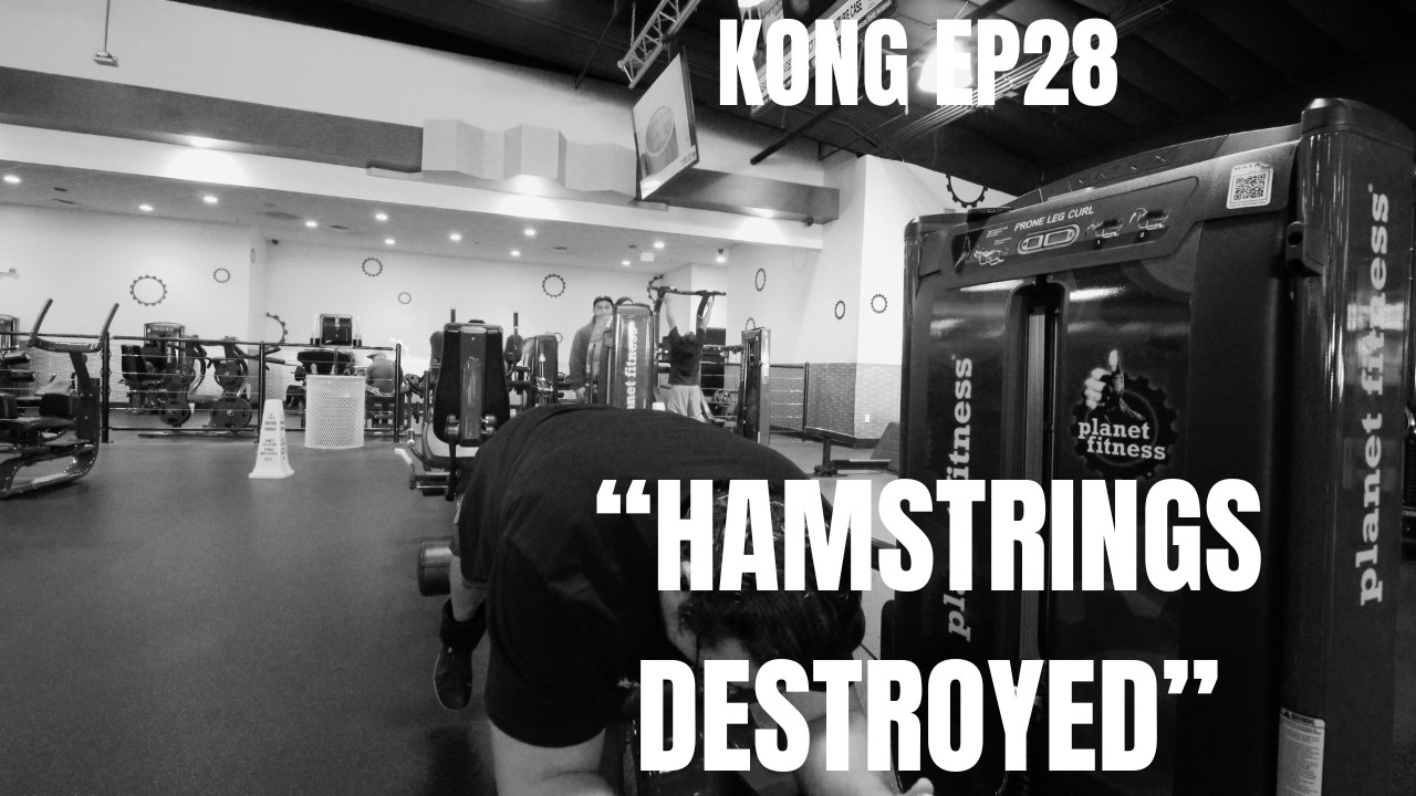 KONG Ep 28  RDL Pyramid Day  Hamstrings & Leg Press Volume
