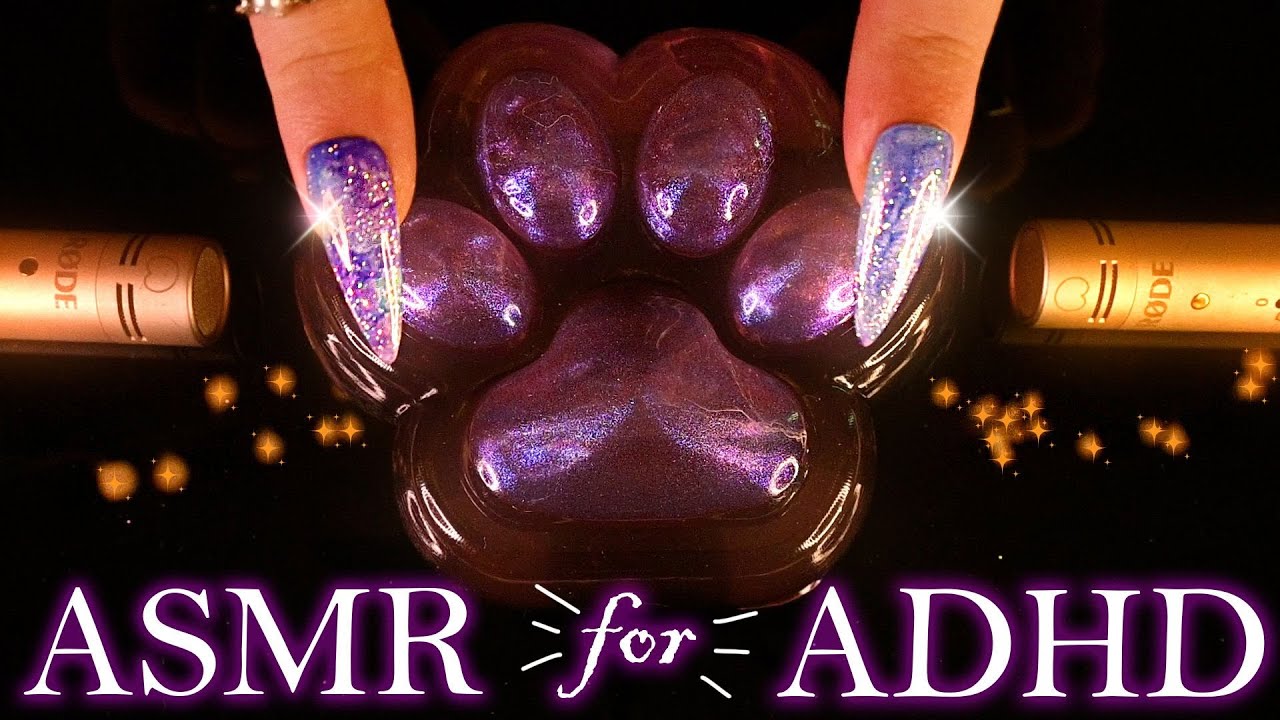 ASMR For People With ADHD💜Hypnotic Changing Triggers Every 20 Seconds! 3 Hours for Deep Focus