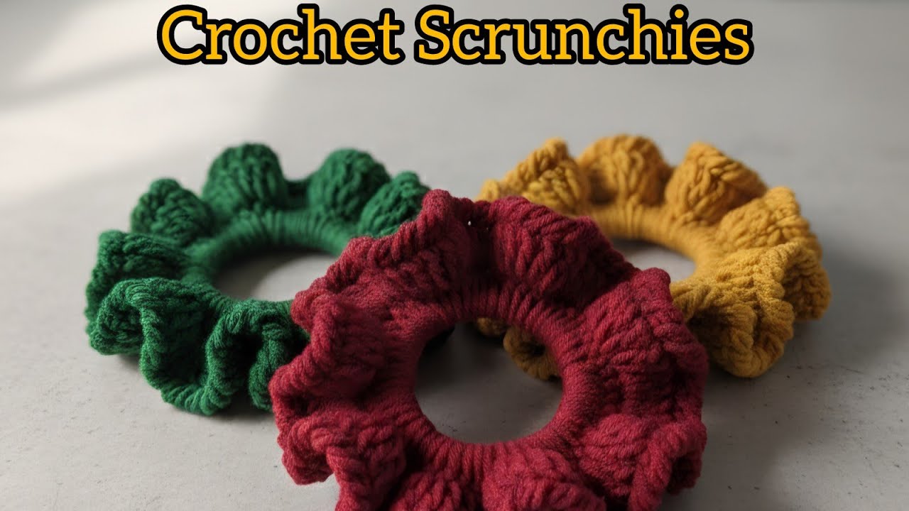 Crochet Scrunchies (sinhala)