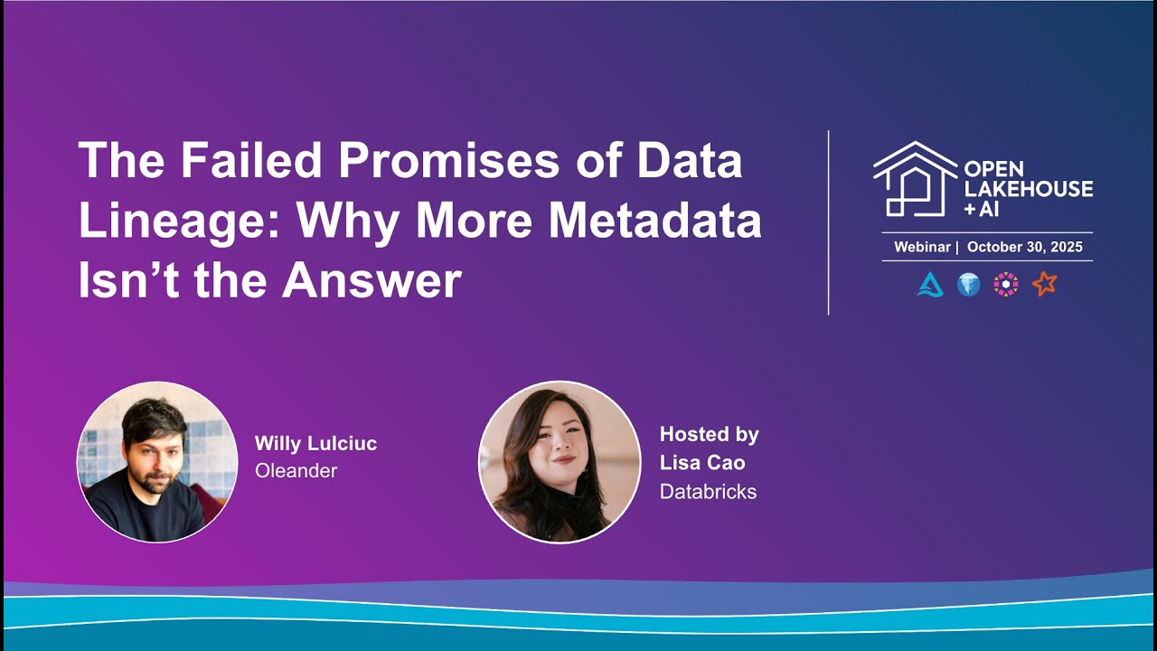The Failed Promises of Data Lineage: Why More Metadata Isn&rsquo;t the Answer