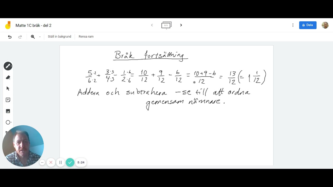 Matte 1C br&aring;k - del 2