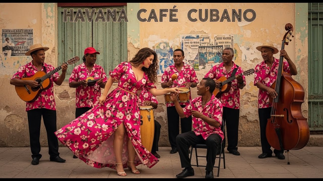 Café Cubano Music 🎹: Caribbean Café Nights & Gentle Piano Jazz • mix87