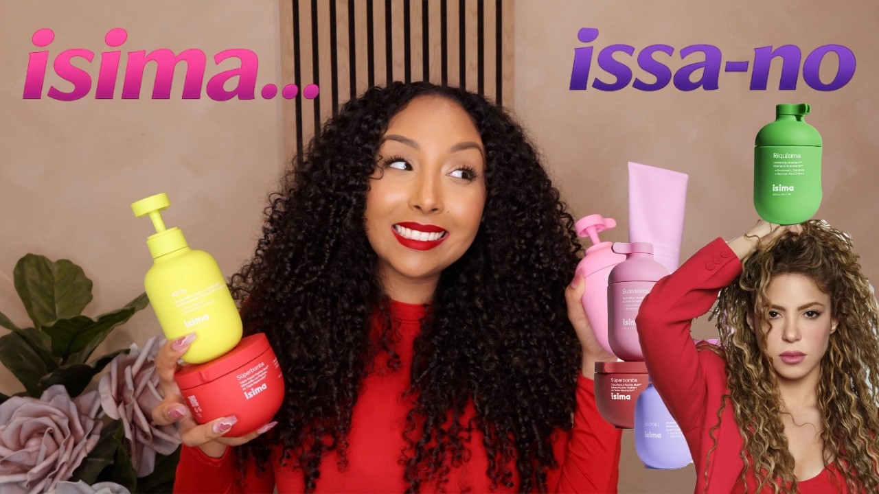isima by Shakira! Full Collection- Honest Review For Curly Hair | BiancaReneeToday