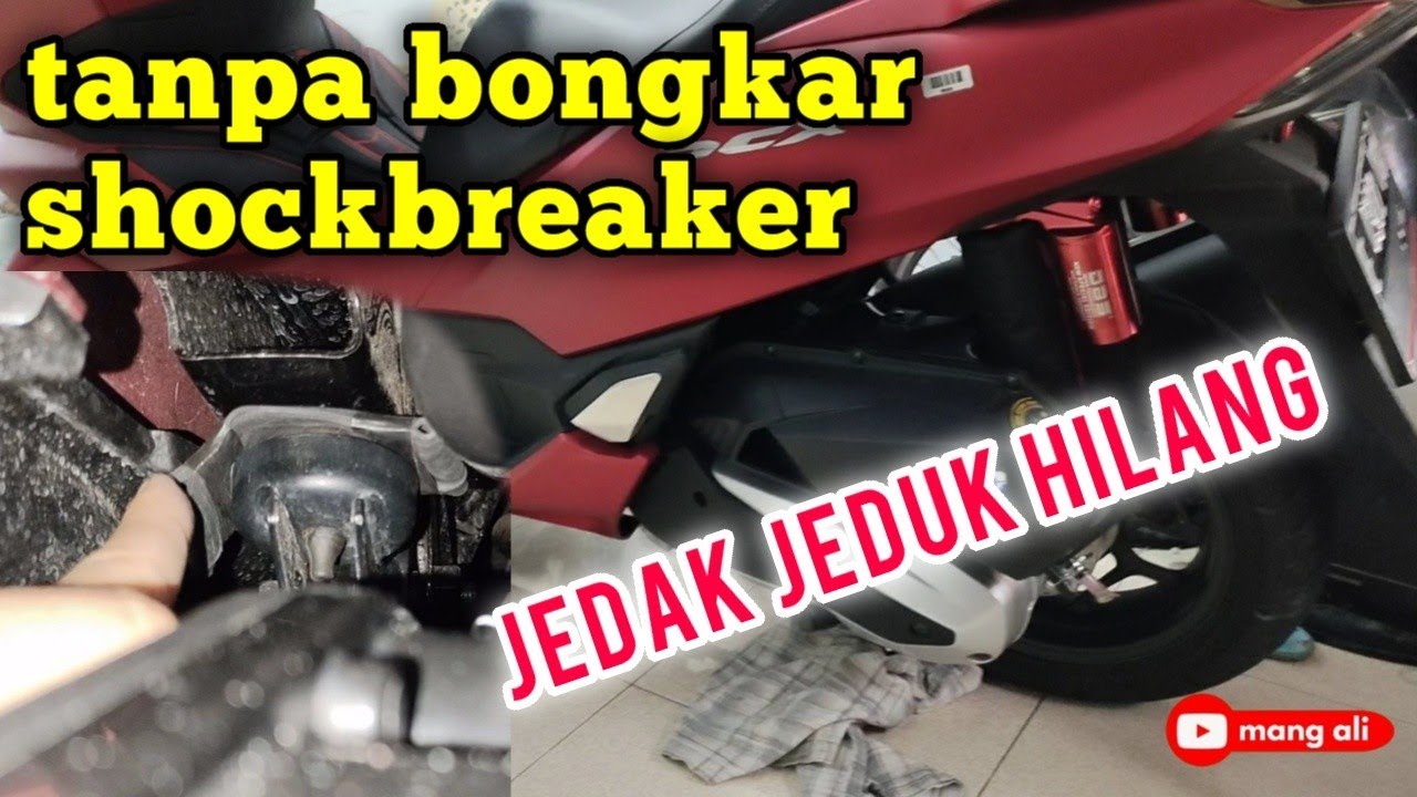 tutorial cara menghilangkan jedak jeduk di pcx 160 | tutorial honda pcx 160 problems duk duk