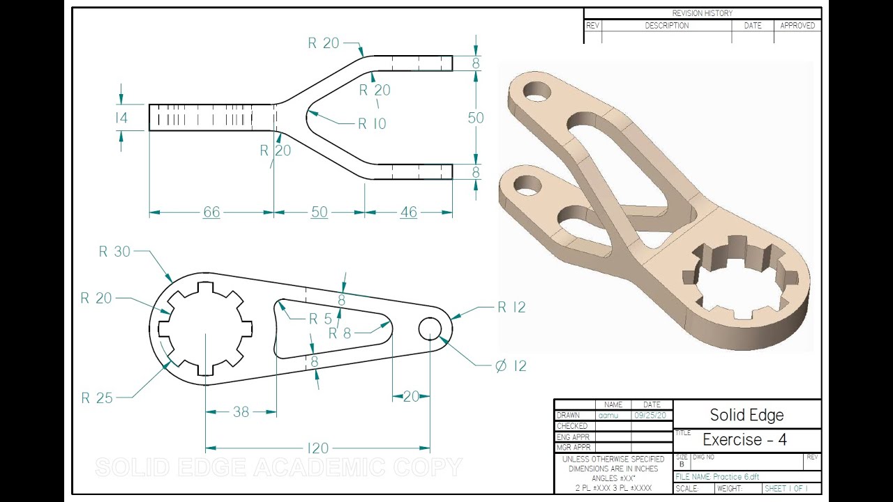 Learning Solid Edge - Exercise # 4