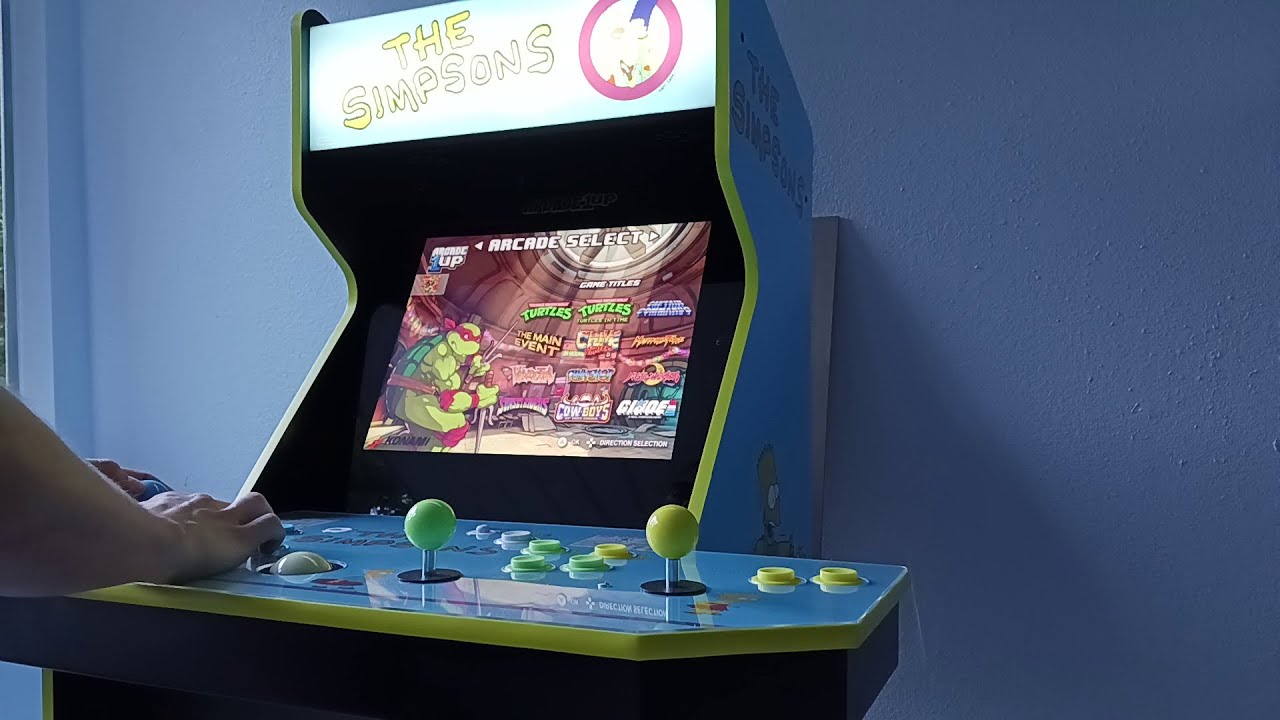 Arcade1up Simpsons Cab Soft Modded (50+ Arcade Games, RetroArch + DIG)