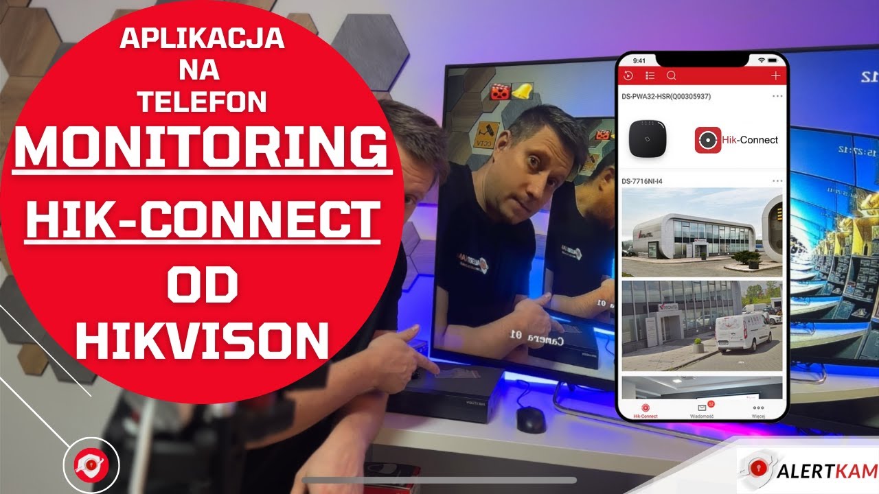 Monitoring i Aplikacja na telefon Hik-connect od Hikvision Wady i Plusy
