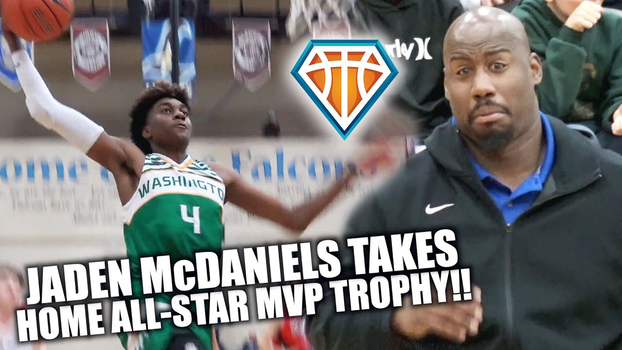 FUTURE PRO Jaden McDaniels HAD THE CROWD BUGGIN’!! | 5-STAR Takes Home NorthWest MVP