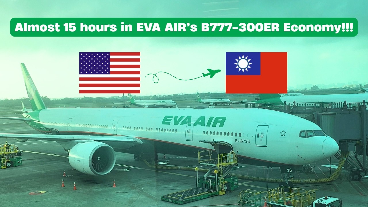 EVA Air Boeing 777-300ER Economy Trip Report | Los Angeles to Taipei
