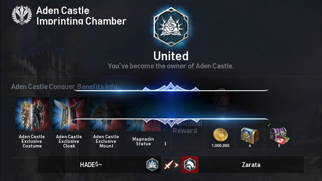 Lineage 2 revolution EU server - Aden Castle War 3rd round ( United Vs Eclipse)
