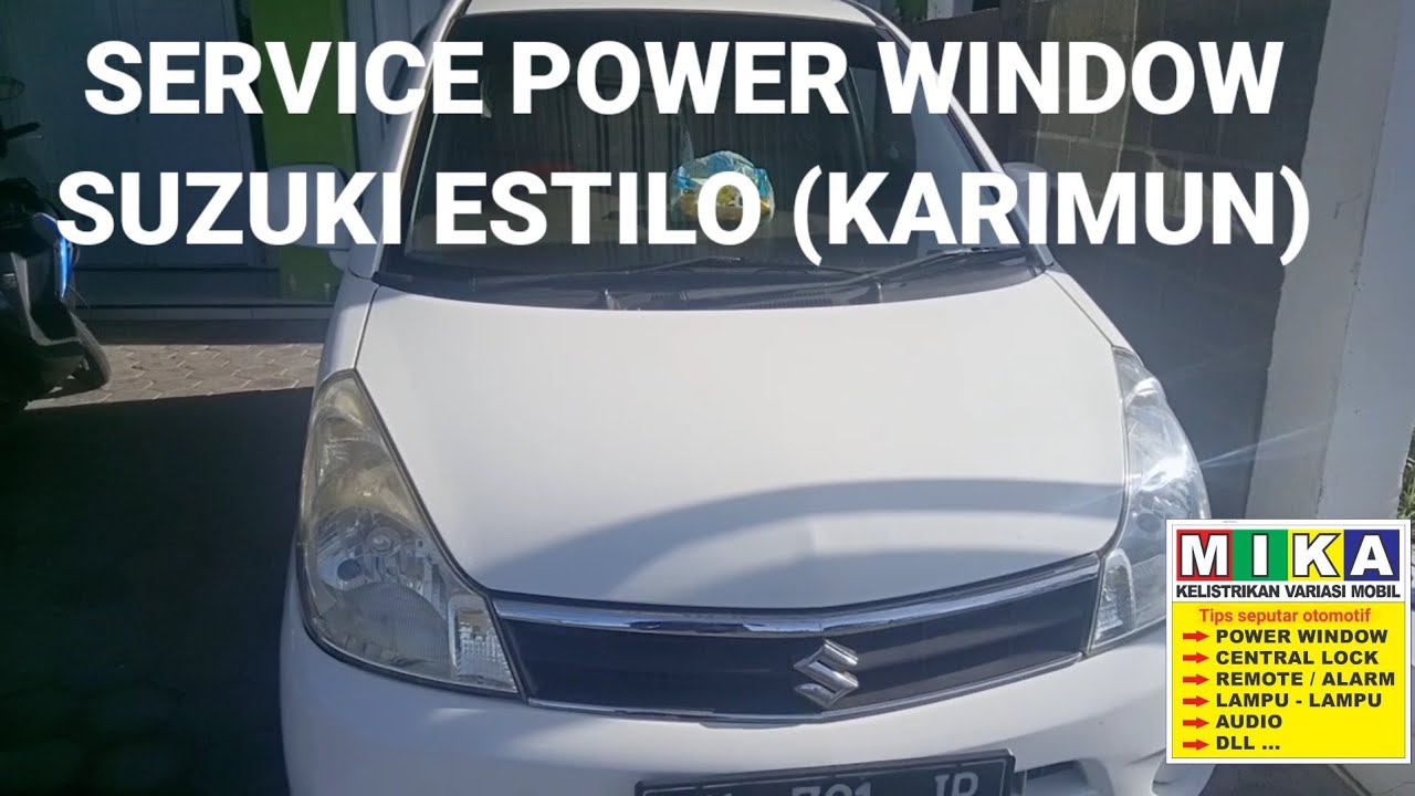 SERVICE POWER WINDOW SUZUKI ESTILO  (KARIMUN)