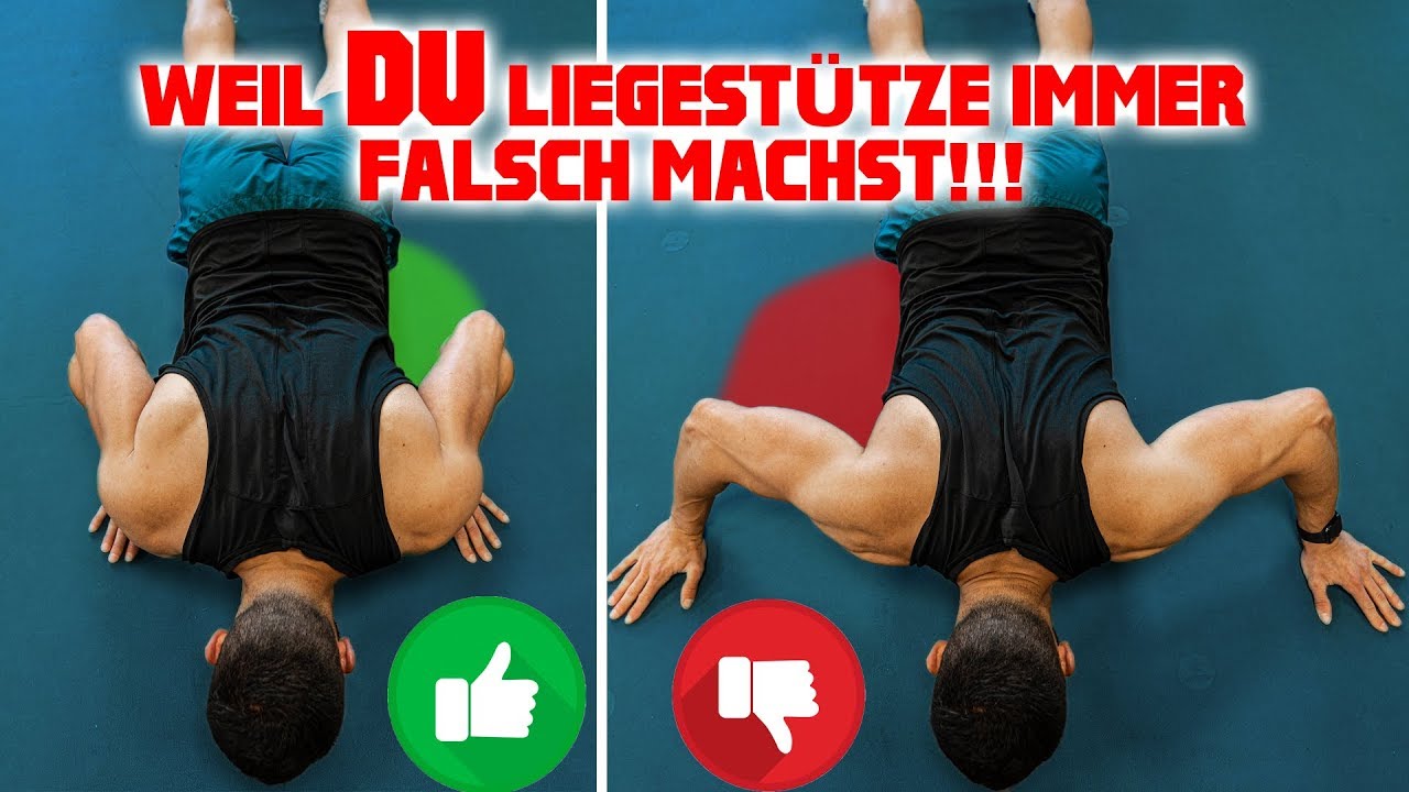 MUSKELAUFBAU mit Liegestütz / Die besten Varianten