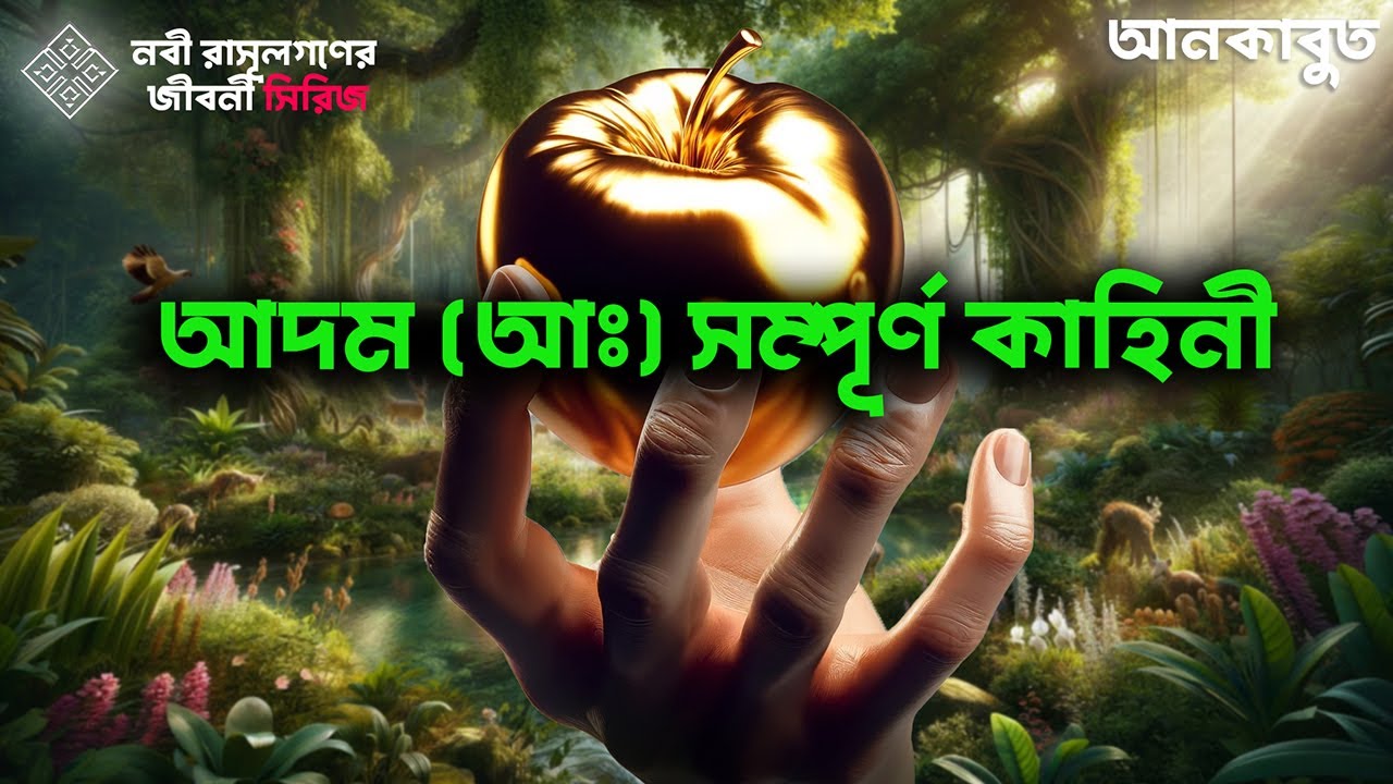 আদম (আঃ) এর সম্পূর্ণ জীবনী (বাংলায়)। আদম হাওয়ার কাহিনী । (নবী রাসূলগণের জীবনী সিরিজ) - আনকাবুত Tv