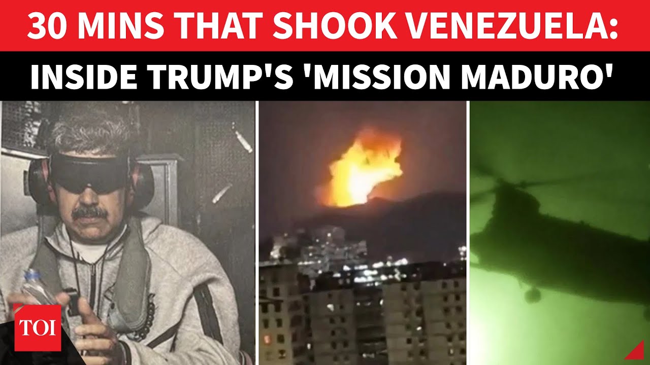 Venezuela Invasion: 150 American Aircraft, 30 Mins & Maduro:Trump’s 'Op Absolute Resolve' | Timeline