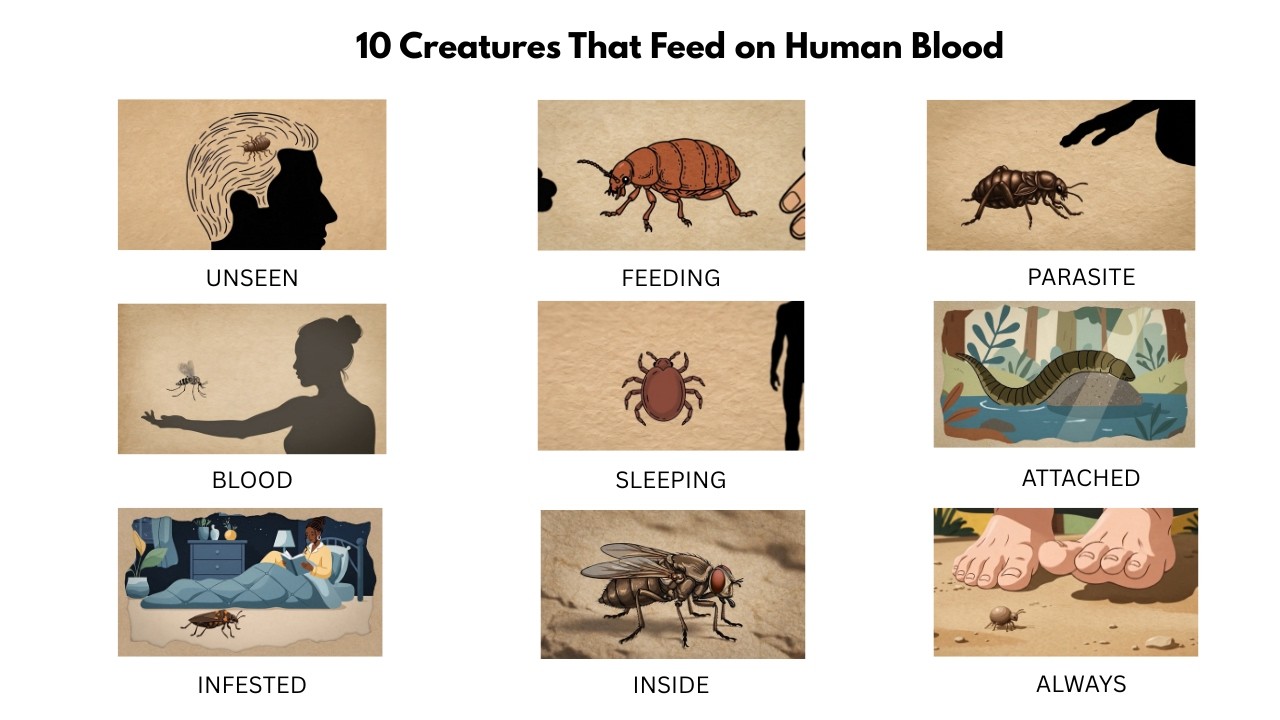 10 Creatures That Feed on Human Blood