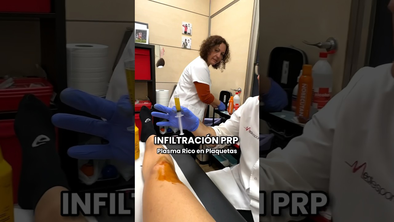 Infiltración PRP en la rodilla (tendón rotuliano) / Plasma Rico en Plaquetas: Mira el 1er comentario