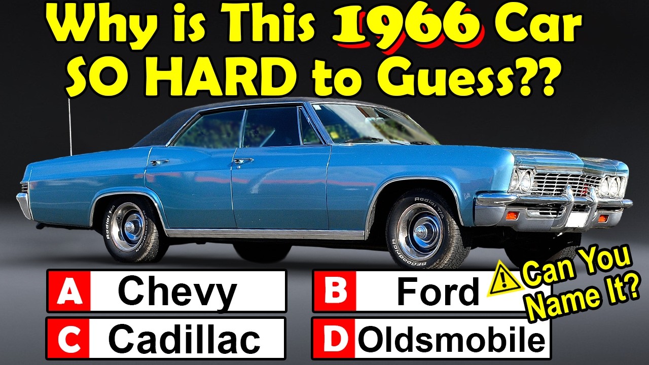 Guess 20 Classic Cars from 1966! Many Autos Can You Get Right?