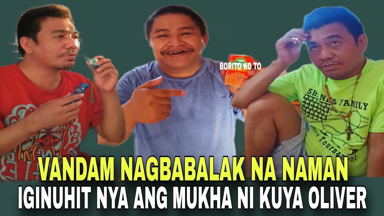 VANDAM MAY BINABALAK NA NAMAN | MARUNONG PALA TALAGANG MAGDRAWING PATI MUKHA NI KUYA OLIVER GINAYA.