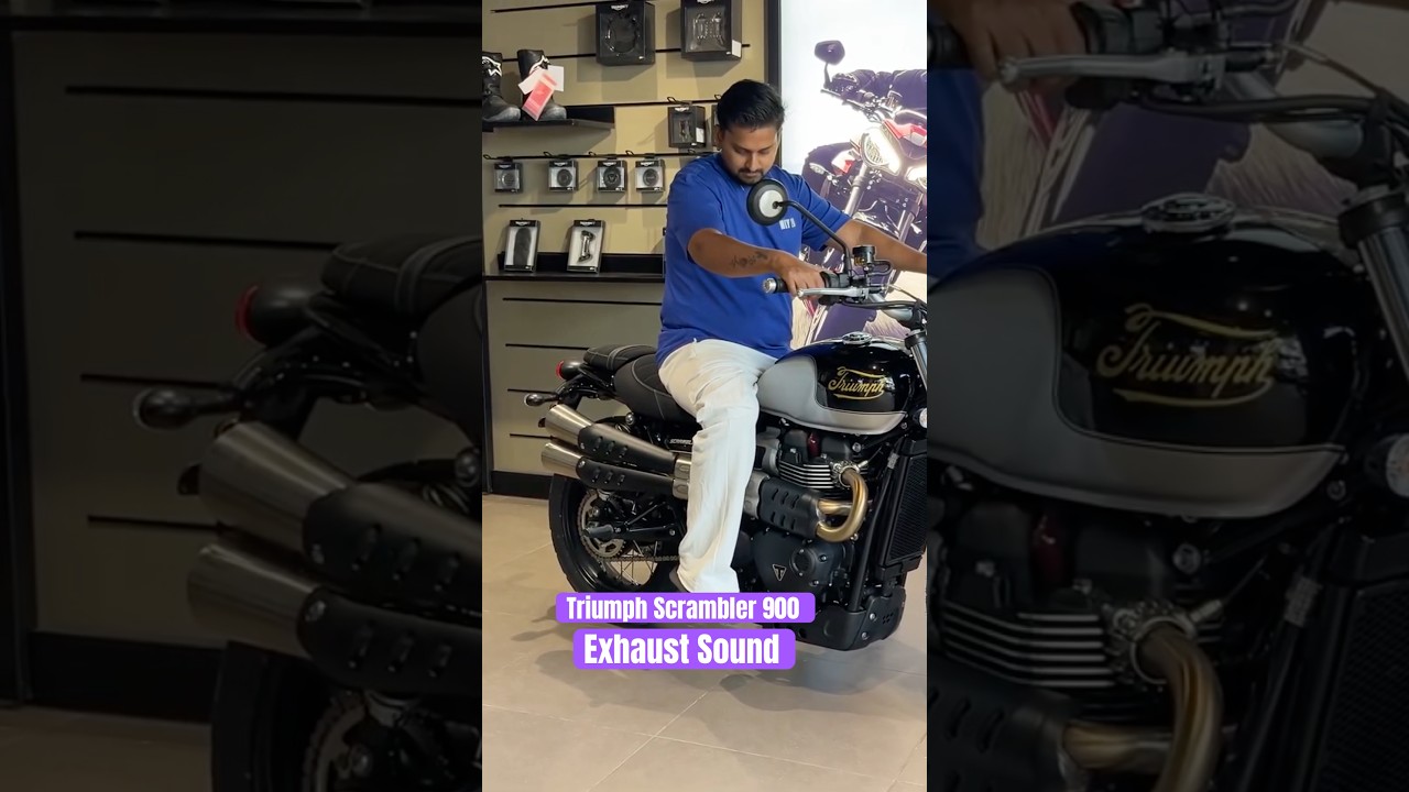 Triumph Scrambler 900 Exhaust Sound