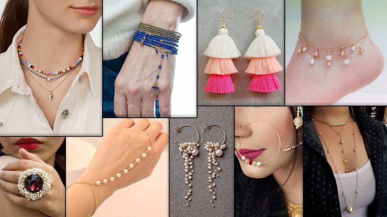 Fashion DIY! Daily Wear Jewelry Making Idea - Suitable On JeansTop, GownDresses & Kurtis