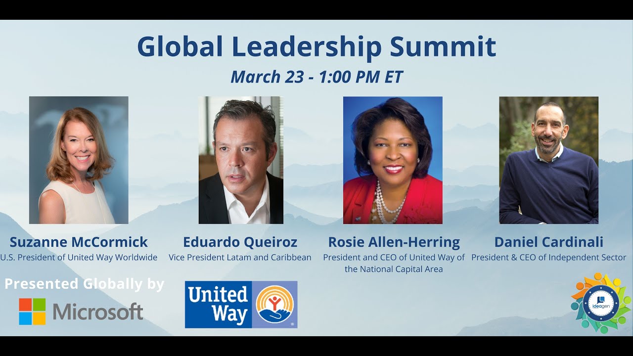 Watch this Power Panel led by Suzanne McCormick, US President of United Way Worldwide