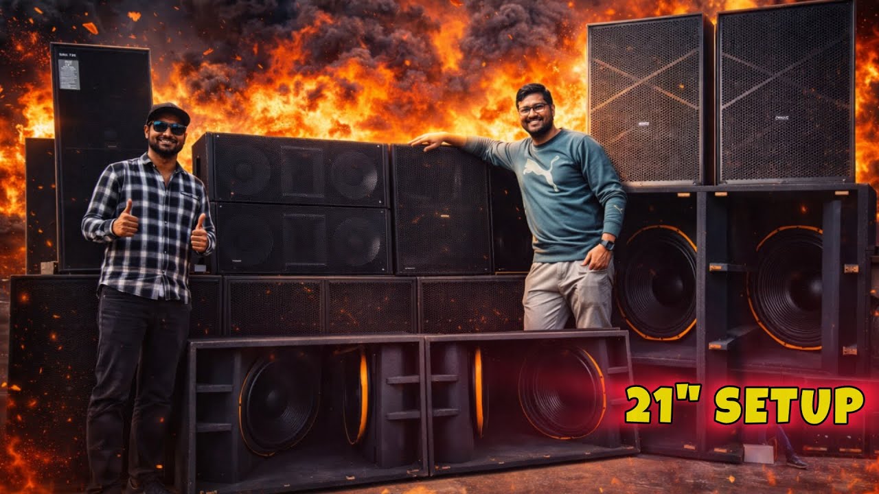 21x21 Bass😱| Linearray | Audiotone | Dj Market Ranchi | Wholesale Dj Market Ranchi Jharkhand 