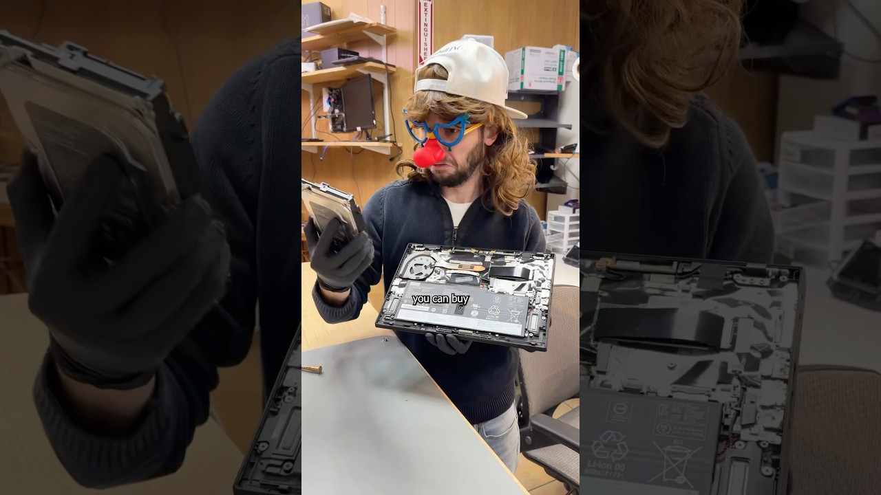ThinkPad X1 Carbon ruined by an ADATA SSD #tech #pc #technology #shorts