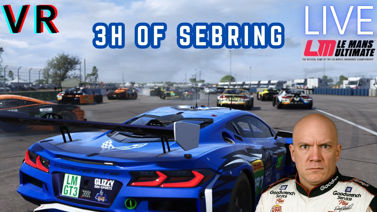 🔴 LMU 3h of Sebring in the Corvette